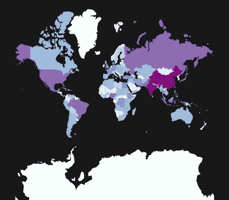 Choropleth map